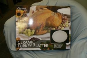 Ceramic Turkey Platter